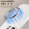 Fine ring magnetic attraction is suitable for Apple 16ProMax electroplating mobile phone case AG matte Samsung S25ultra all-inclusive.