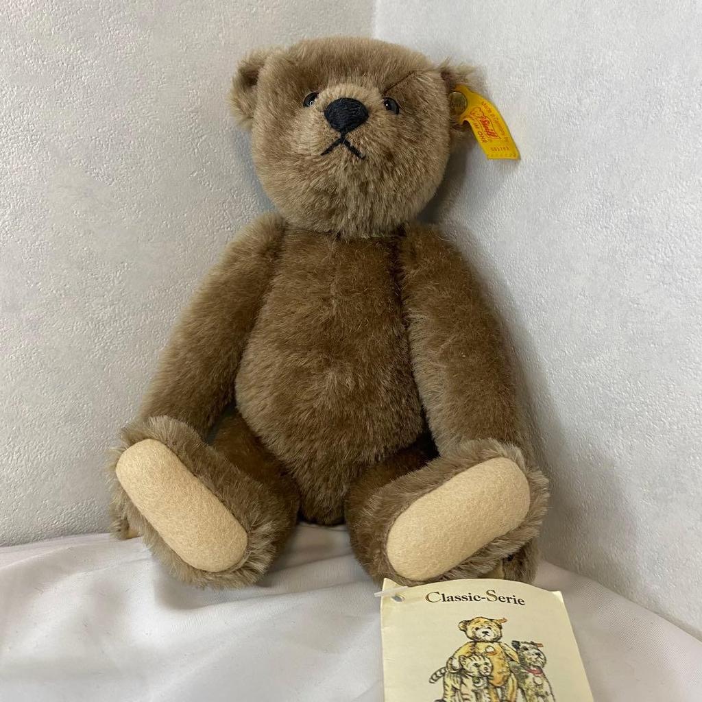 [USED] 1905 Steiff Cute Ash Brown Teddy Bear
