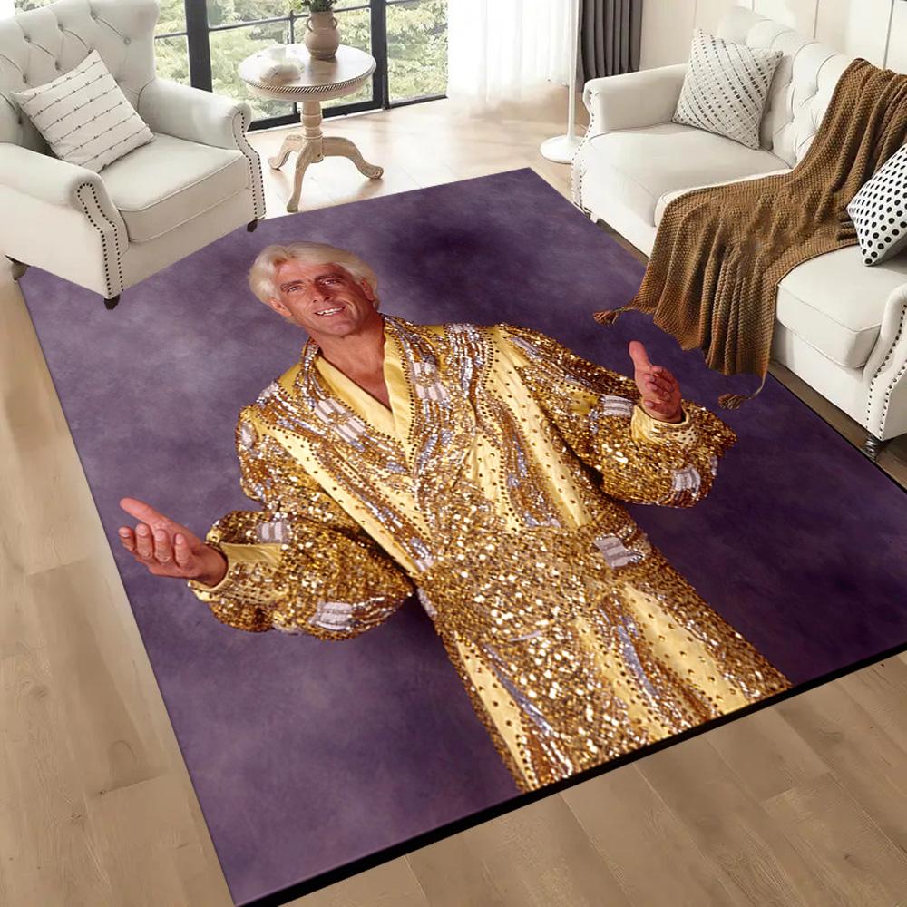 Ric Flair Square Rugs Are a Great Choice for Living Rooms, Bedrooms, Home Décor, and As Gifts.