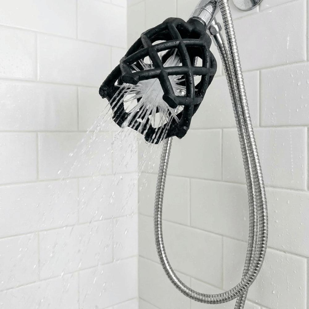 Runder Design-Ring-Form Duschkopf Erhöht den Wasserdruck Dusche Hotel Badebereich