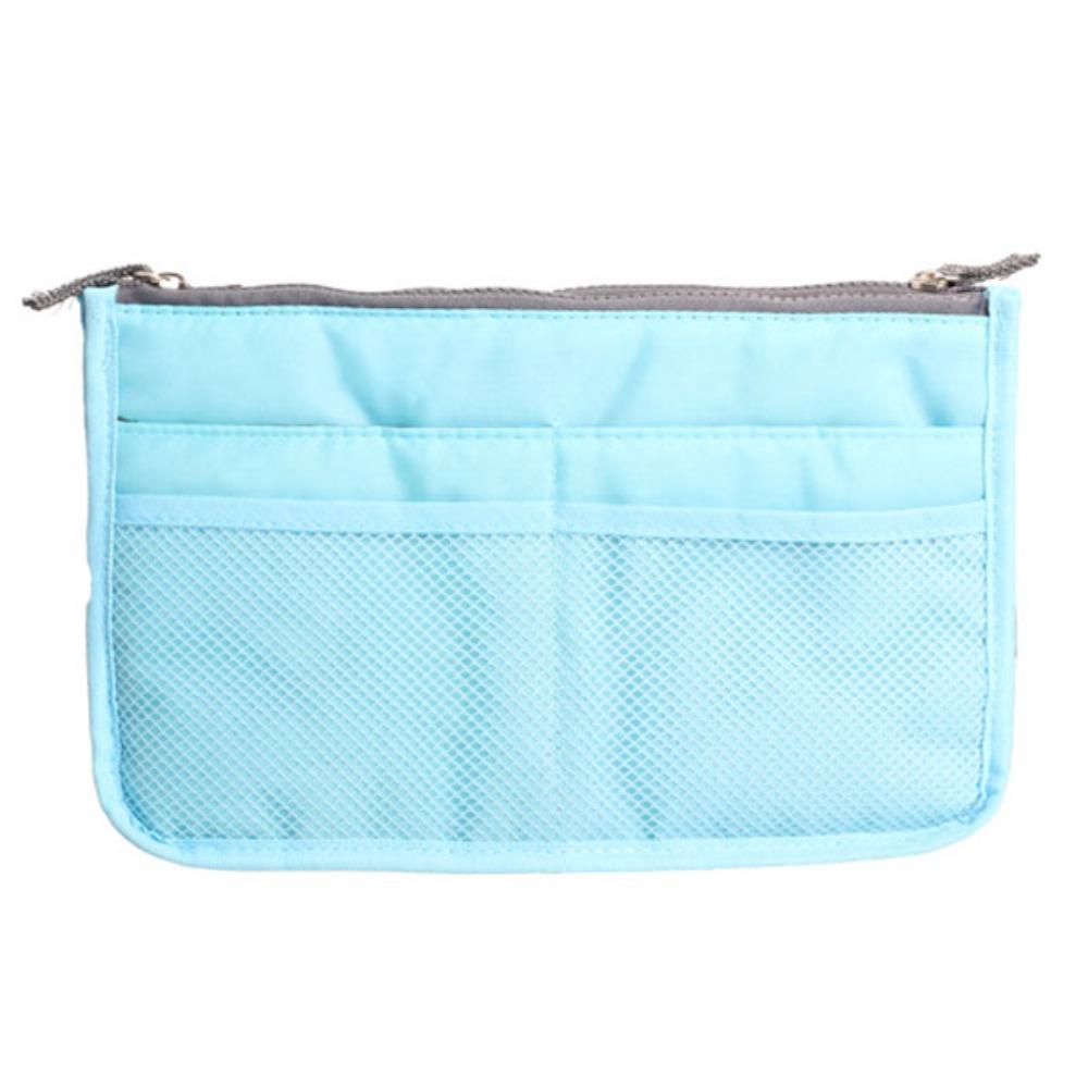 Newly Insert Liner Women's Bag Storage Bag Zip lock Bag Makeup Pouch Travel Cosmetic Handbag