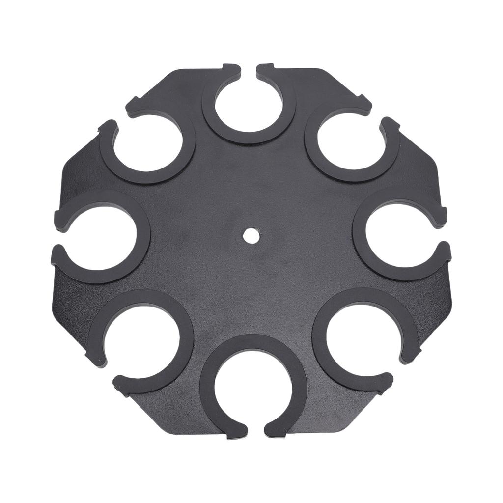 Microphone Holder Stand with Holes Silicone Lined for Easy Storage Mic Storage Rack Carbon Steel Handheld Mic Rack for