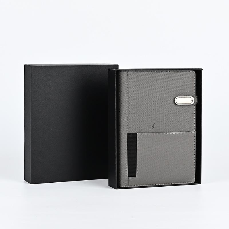 Customizable Logo Wireless Charging Laptop with USB, Multiple Ports, Wired Charging, and Loose-Leaf Notebook - Perfect Business Gift.