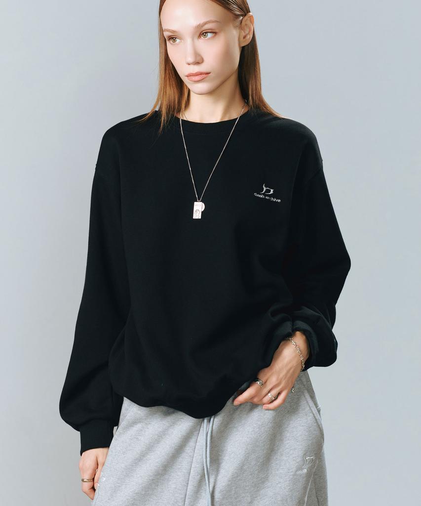 D.XO.H New Logo Unisex Sweatshirt Black