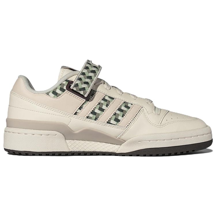 Adidas Originals Forum Low Leather Comfortable Low-Top Sneakers Unisex Sneakers Beige FZ5591