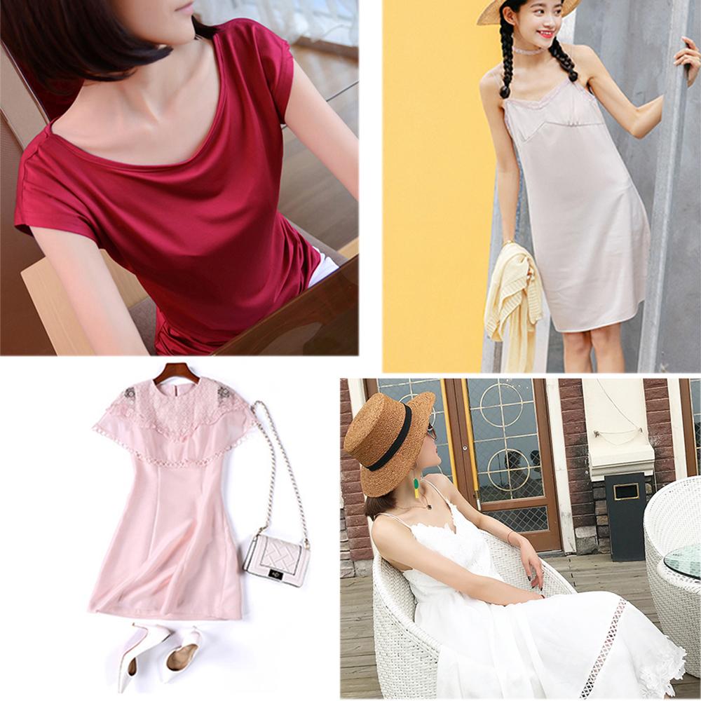 65in x 19in 4-way Stretch Jersey Knitted Milk Silk Fabric Solid Color For Dancewear Sportswear Summer T-shirt Dress Handmade