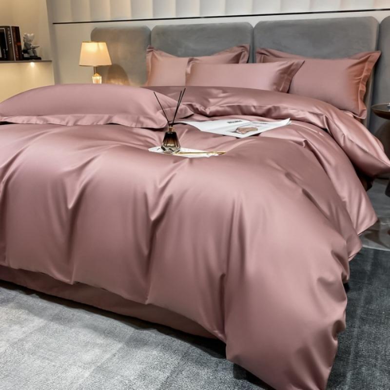 Czteroczęściowy zestaw z długimi odcinkami bawełny klasy A dla matek i dzieci Xinjiang z czystej bawełny kombinowana poszwa na kołdrę prześcieradło lekka luksusowa pościel