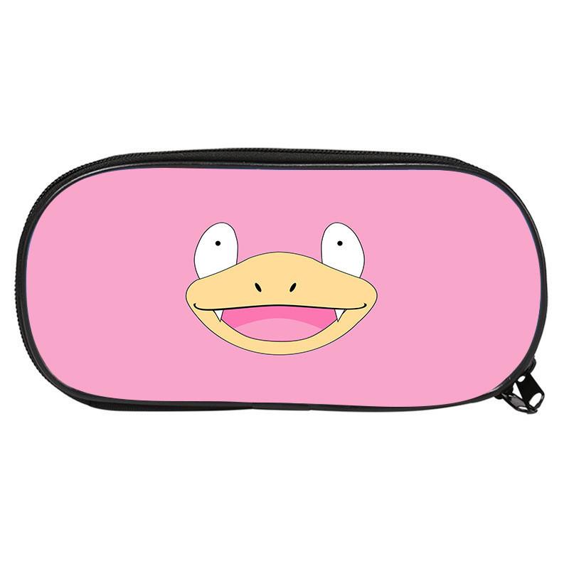 Školní penál s potiskem na téma Pokémon, jednovrstvý, na ukládání psacích potřeb