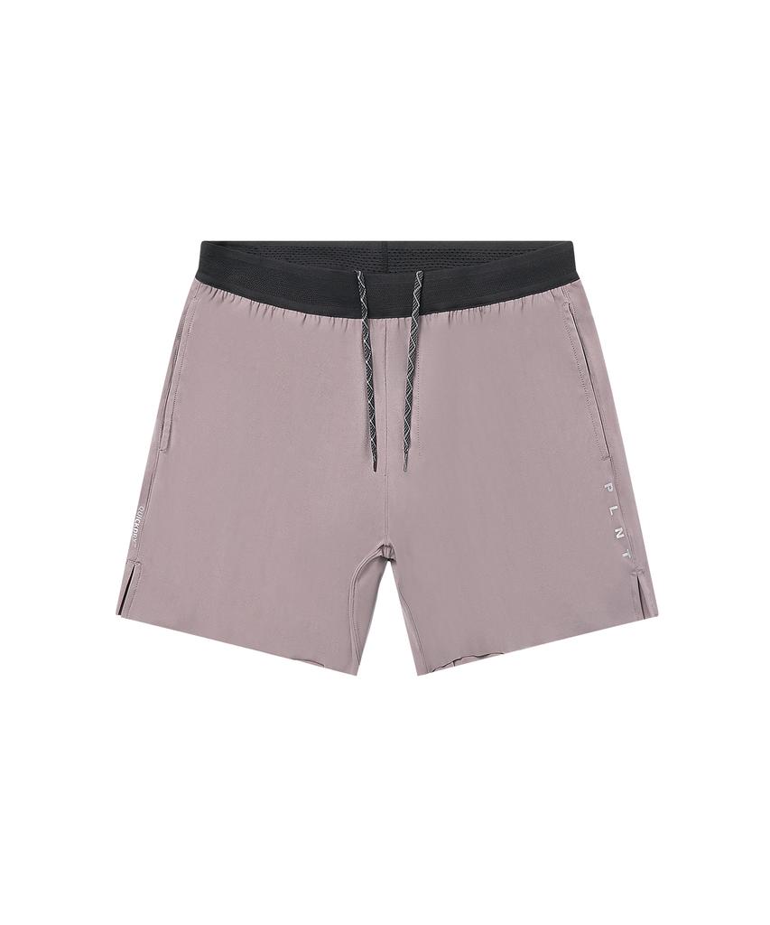 Peullaeniteu Quick Dry 2-In-1 Running Shorts Brown