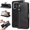 For TECNO Pova 7 5G PU Leather Cases with Zipper Pocket Wallet Phone Cover Stand