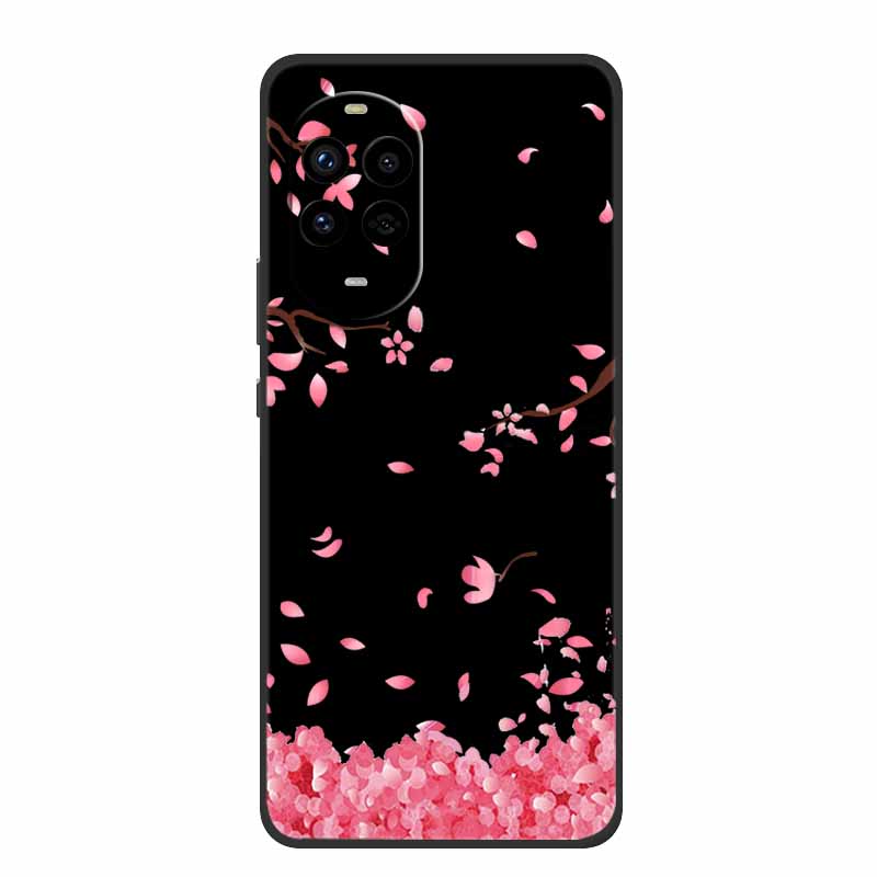 Black Silicone Case For Huawei Nova 13 Pro Case Cartoon Soft Back Cover For Huawei Nova 14 Pro Ultra Phone Case Nova14 Ultra Bag