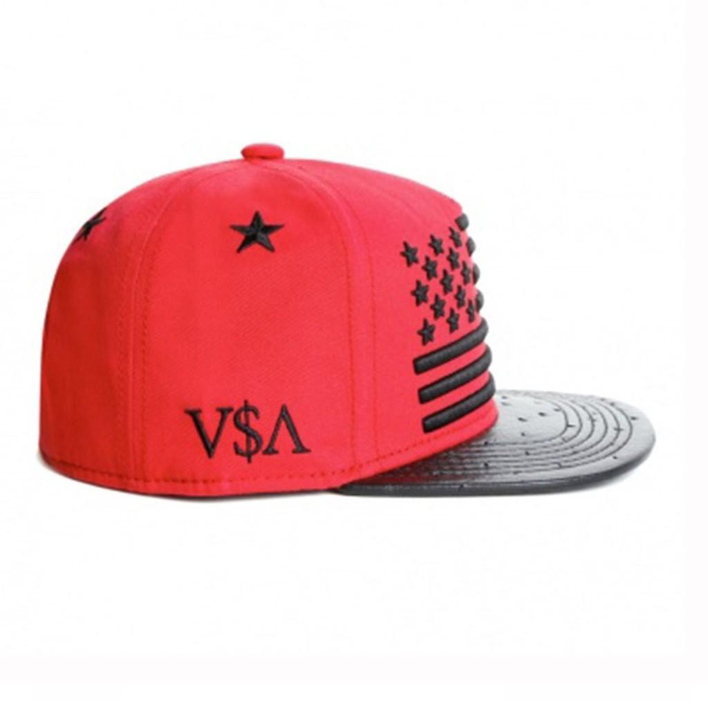 Usa Flag Baseball Cap With Breathable Cotton Material And Wide Brim For Summer Wear