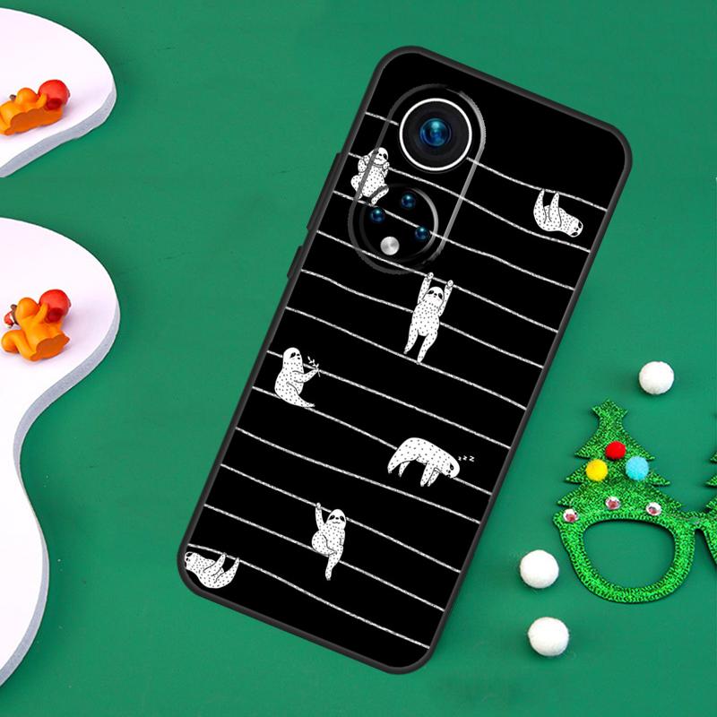 Sloth Cute Animal Case For Honor Magic 7 Lite 6 5 50 70 90 200 Pro X9a X8a X8b X7a X6a X8 X9 X9c X9b Cover