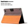 For Amazon Kindle Fire HD 7 2019/2017/2015 Stitching Solid Color Smart Leather Tablet Case