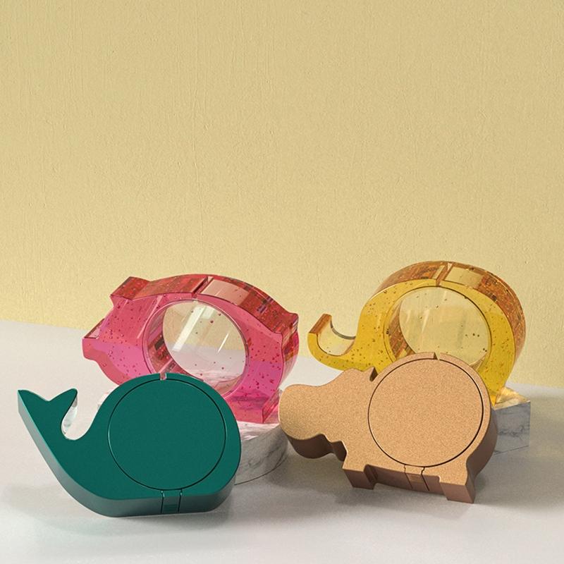 Resin Jewelry Box Epoxy Mold Elephant Hippo Pig Whale Piggy Bank Mold Crystal Casting Mold for Coin Jewelry Organizer