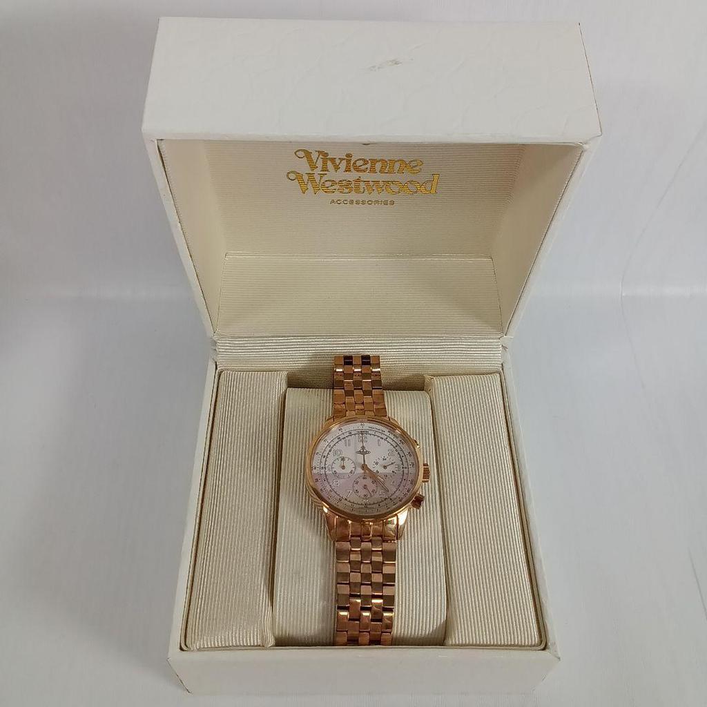Used Vivienne Westwood watch pink gold