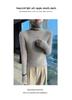 Women's 100% Pure Wool Slim-Fit Mock Neck Sweater, Autumn/Winter 2025 New Style