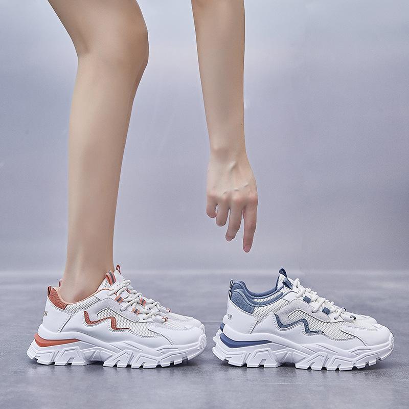 Women's Fashion Leisure Sports Running Shoes Mesh Breathable Comfortable Sneakers Tennis Shoes