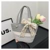 Chic Urban Minimalist Straw Tote Bag For Women Soft And Adorable Vacation Purse