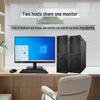 2-ports USB VGA KVM-switch: 2-i-1-ud Multi-Port Switcher til Computere