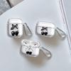 Case For Airpods Pro2 Pro 4 2 Pro3 1 3 Clear Earphone Cases Cover Cherry Bow Pattern