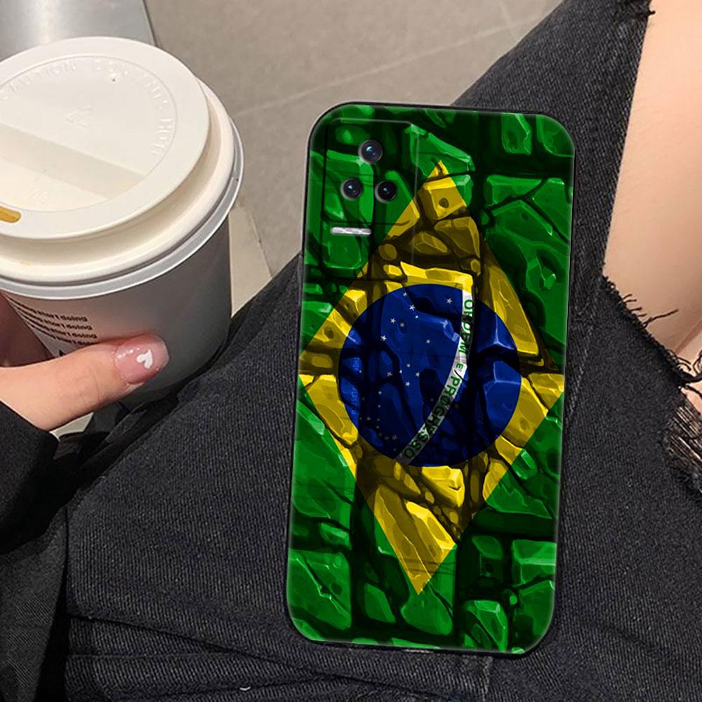 National Flag Of Brazil Soccer Phone Case For OPPO RENO 15 15F 14 14F 13 13F 12 11 11F 10 8T 8 7 6 5 4 4F LITE Plus Case Cover