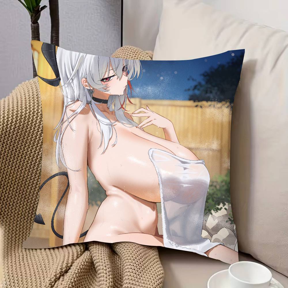 Pretty Hot Girl Zani Wuthering Waves Pillow Case Cushion Cover Throw Pillow Covers For Couch Camping Pillow Cover Decorations