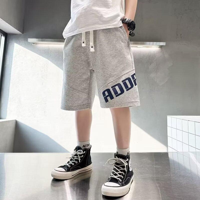 Boys' Summer Shorts 2025 New Style for Kids Boys Summer Thin Sports Mid-Length Pants Street Fashion
