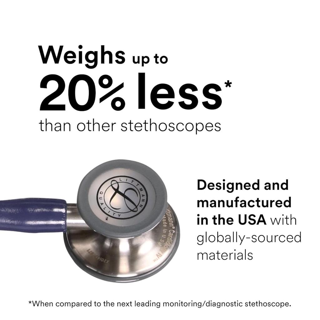 Littmann Cardiology IV Finish Mitternachtsblau Seidenähnlicher Schlauch, 6187C,