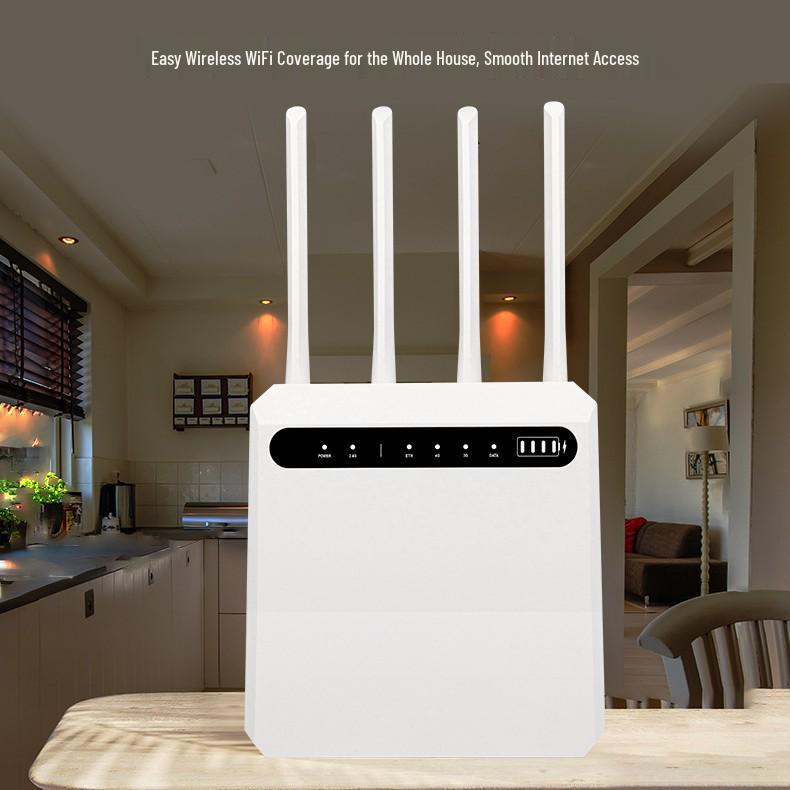 4G LTE Wireless SIM Router with Optional Battery CAT7 for Home Use