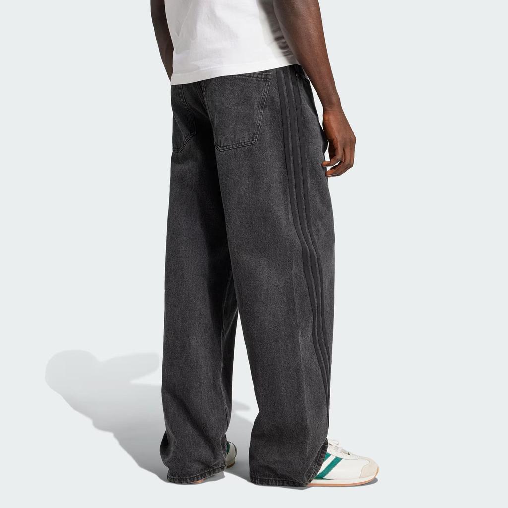adidas Originals Adilenium Season 3 Loose Fit Denim Pants Black JY6291