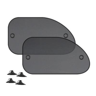 Qicarkey Side and Rear Window Auto Window Visor with Suction Cup Cling Mesh Car Sun Shade