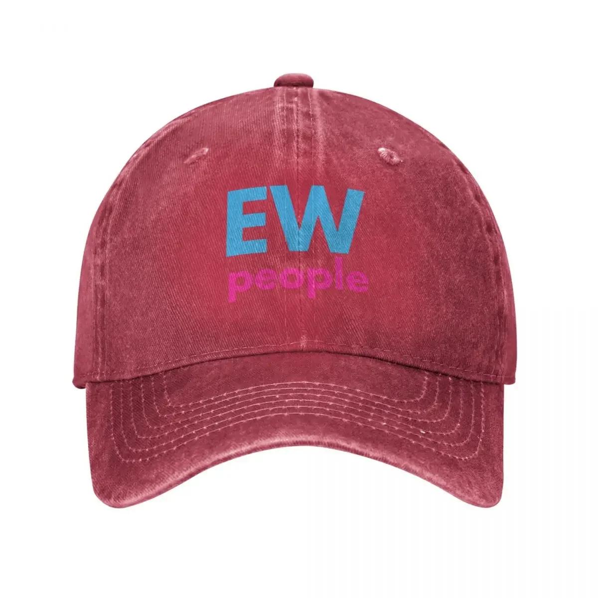 Ew people pink blue Baseball Cap fishing caps Unisex Anime Hat Luxury Brand Luxury Unisex Hat Women Unisexs