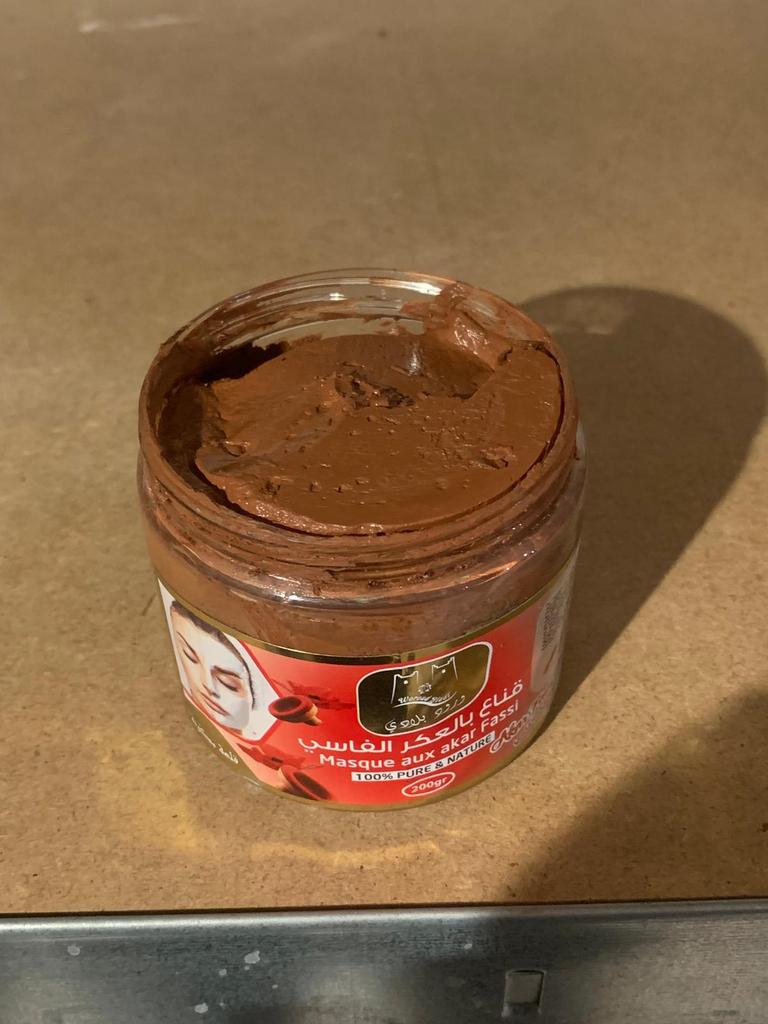 Aker Fassi Tonmaske 200 g – Traditionelle marokkanische Hautpflege für strahlende und hydratisierte Haut