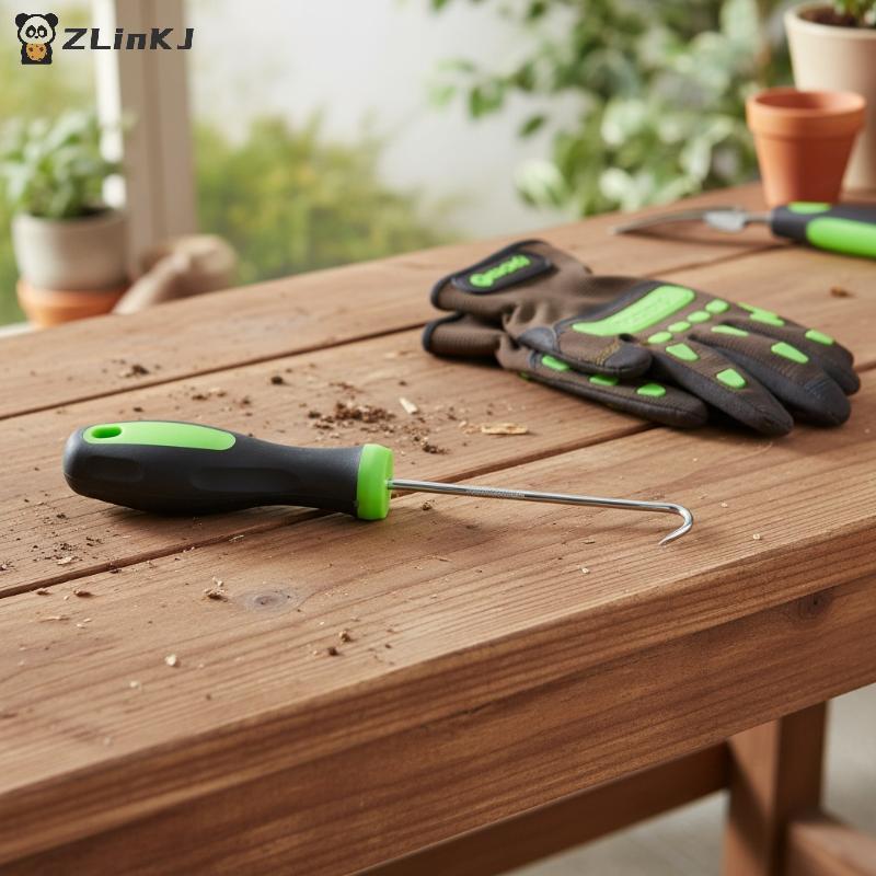 

Manual Weed Removal Tool Heavy Duty Hook Lawn Patio Garden Effortless Weeder for Home Outdoor Plant Root Extraction one size