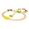 Circuit de train en bois BRIO Mon Premier Circuit de Découverte - Coffret 18 pièces - Dès 18 mois
