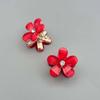 10pcs Resin Pearls Flower Hairpin Korean Style Women Side Clip Simple Mini Hair Claw  Party
