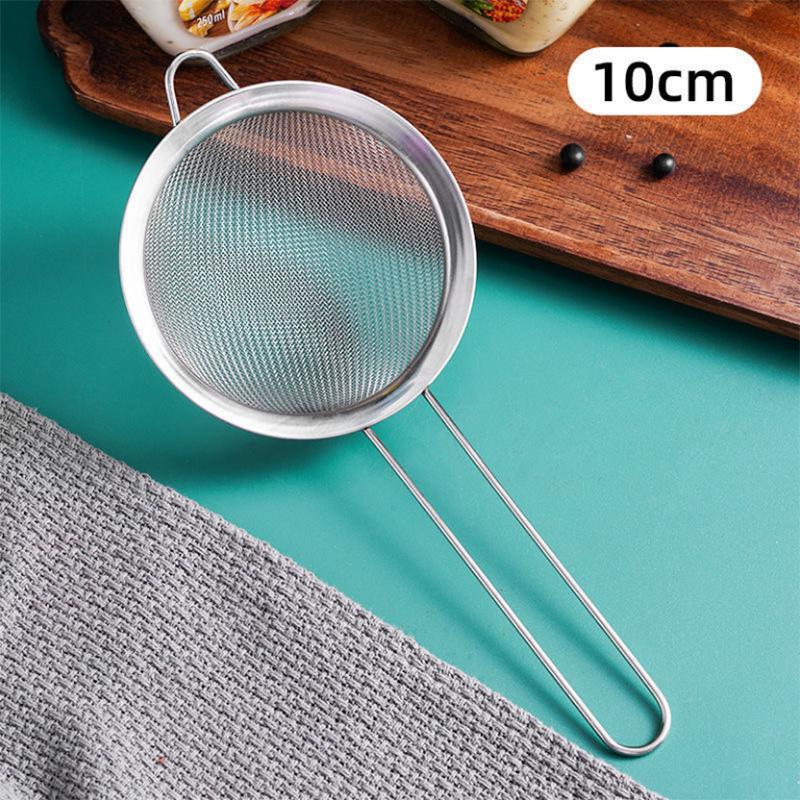 201 Stainless Steel Oil Strainer, Egg White Separator, and Flour Sifter Baking Tool