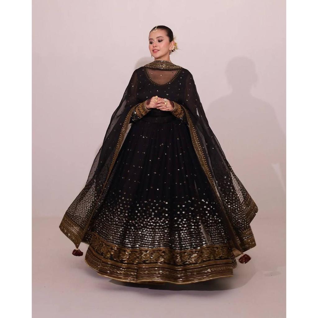 Look de Fiesta Ropa de Fiesta Traje Anarkali Traje Salwar Kameez Indio Pakistaní Vestido
