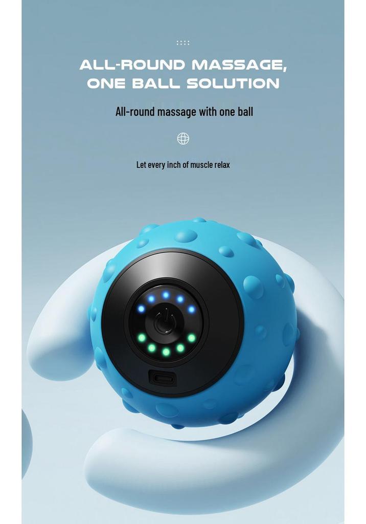 Electric Vibration Massage Ball for Muscle Relaxation and Fitness Yoga