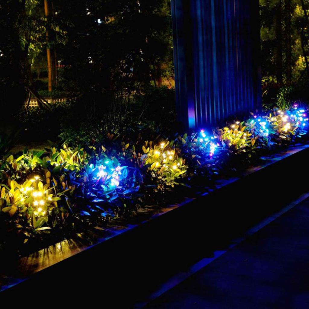 20LED Outdoor Waterproof Solar Powered Cherry Light Lawn Ground Decoration Lamp for Garden