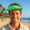 Adjustable Palm-sized Sun Hat 3D Printing Funny Sunshade Cap Outdoor Beach Hat  Outdoor Activities