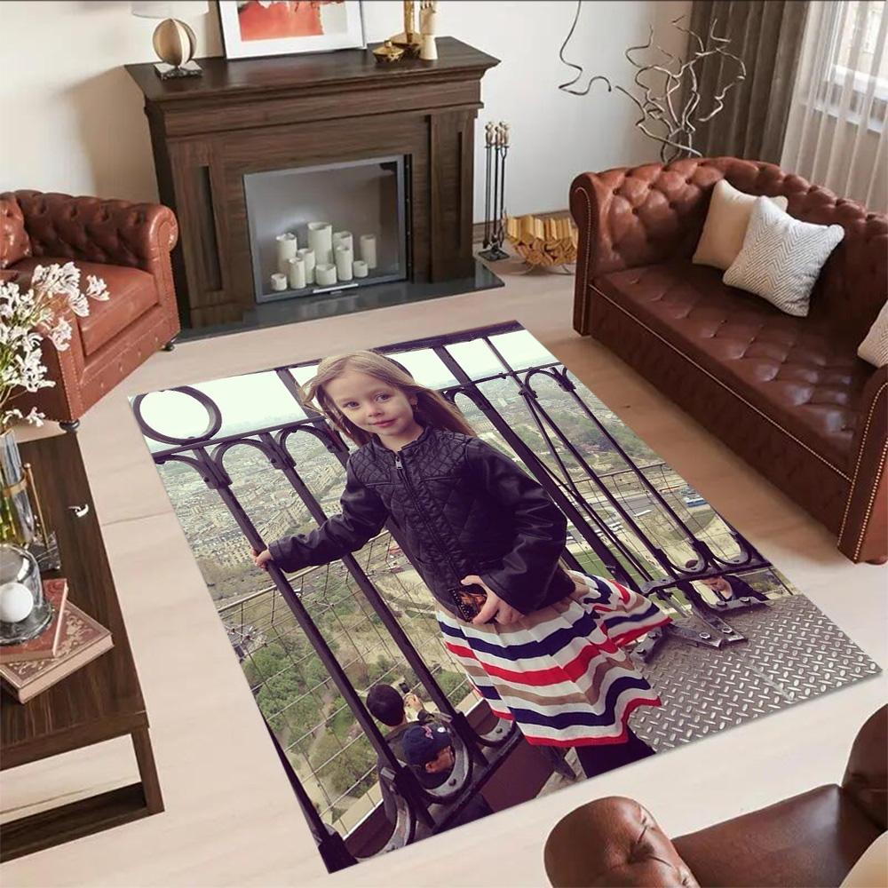 Customize Image Customizable photos Floor Rug Office Rug Perfect for Decorate room Playrooms Outdoor Dining Room Anti-slip Rug Anime Office Decor