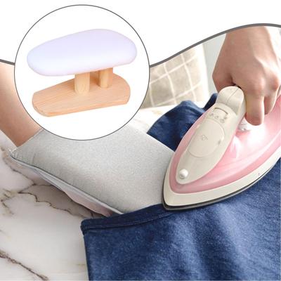 Mini Ironing Board Stool Compact Portable Premium Professional with Wood Base for Home Craft