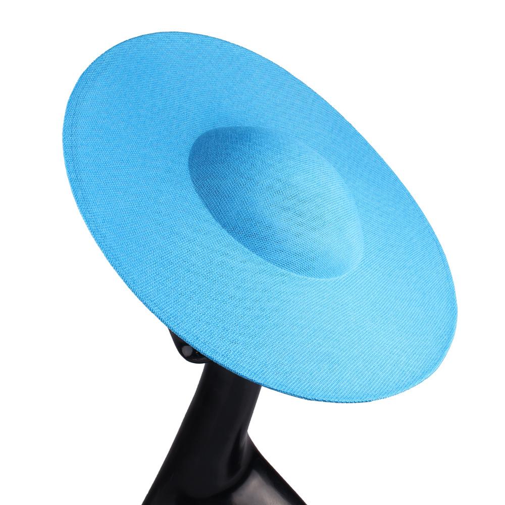 New Hat Bottom Diameter 40 Cm Imitation Hemp Hat Mop Diy Handmade Hat + Accessories First-Hand Direct Sales
