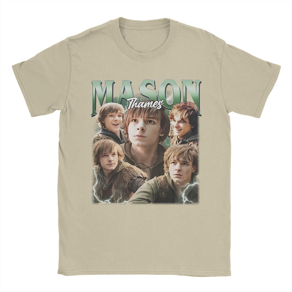 Potištěné tričko Mason Thames pro unisex Čistě bavlněné tričko s krátkým rukávem