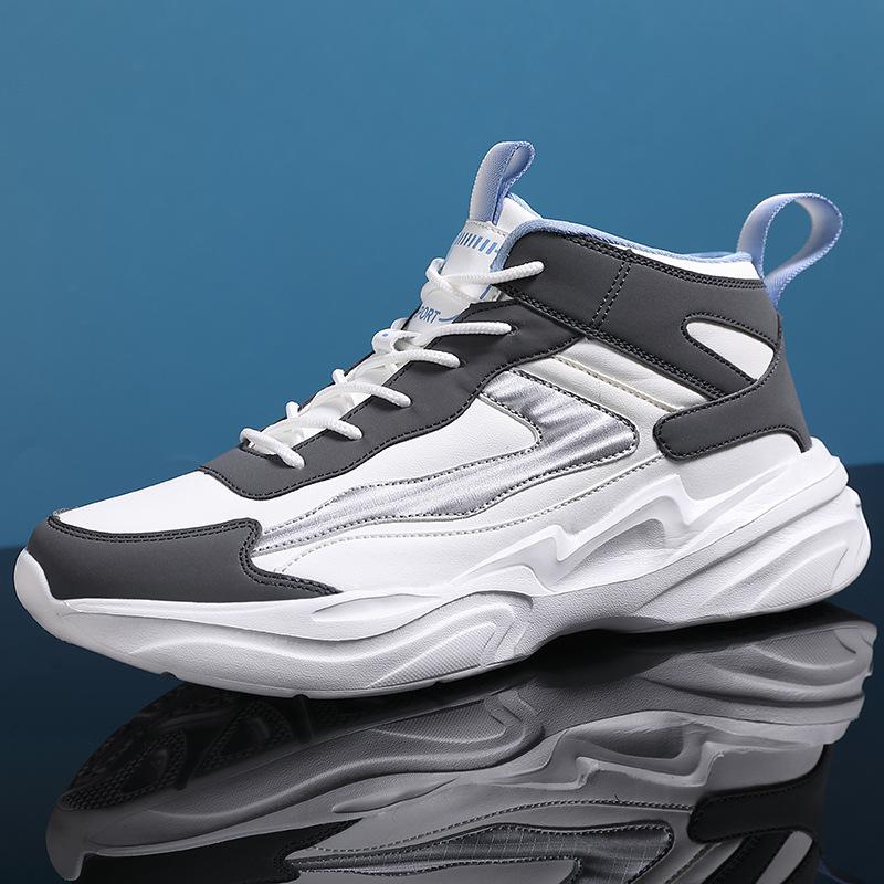 

Мужская обувь большого размера 46 универсальна осенью и зимой, молодежная кожаная водонепроницаемая и бархатная теплая хлопковая обувь, спортивная обувь для папы 46