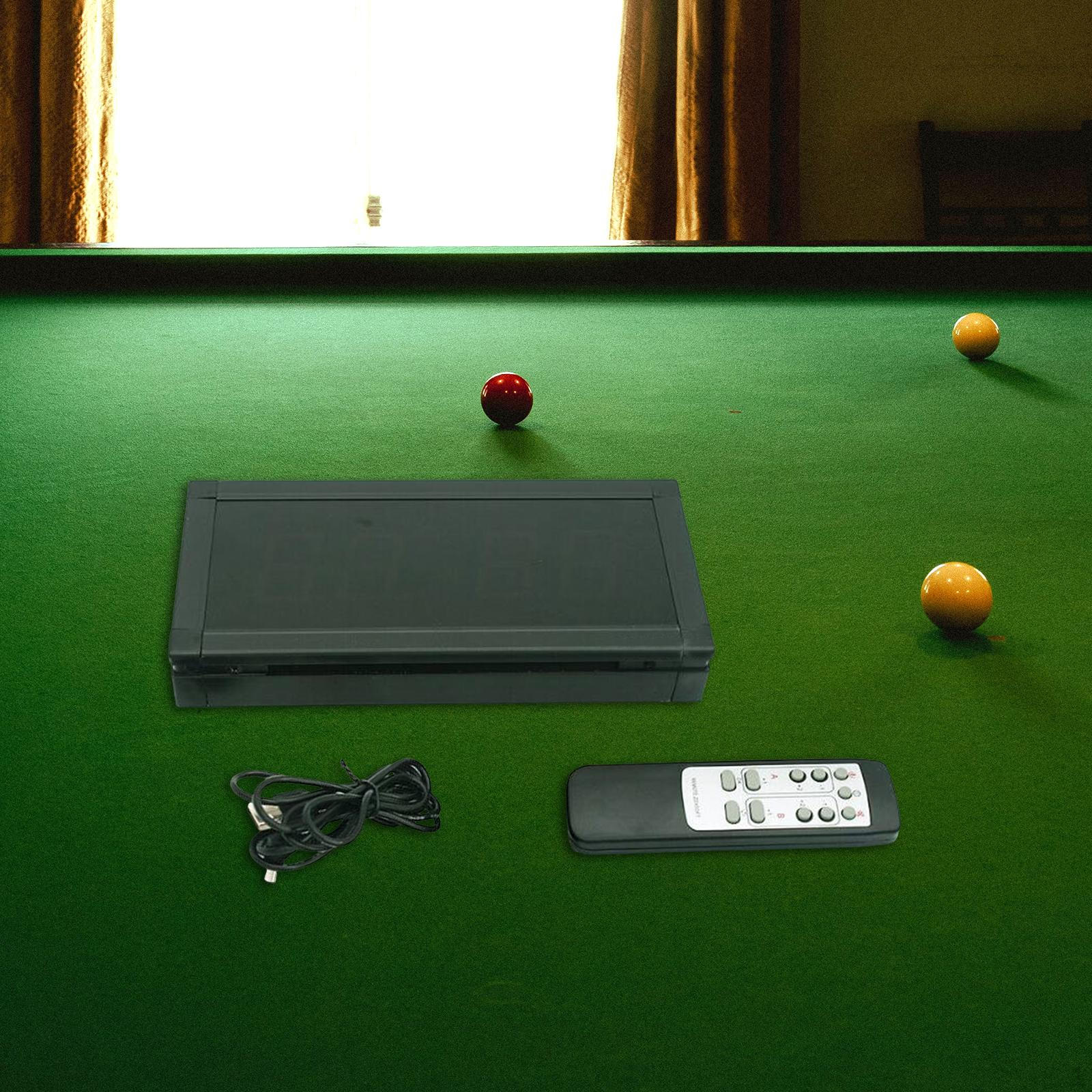 

Электронное табло с пультом дистанционного управления для бильярдного стола Аксессуары для цифрового стола