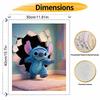 Disney Stitch Oil Painting Hand Painting Coloring Painting Handmade Diy Home Decoration Gift