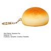Realistic Golden Bun Squeeze Toy PU Slow-Rising Fidget Food-Themed Design Soft Stress Reliever for Kids Adults Novelty Gift for